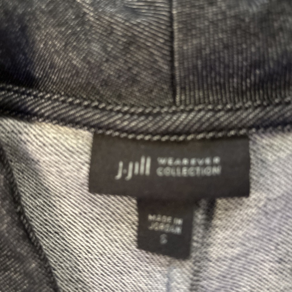 J.Jill Wearever Collection Rayon Single Buttoned Blazer Jacket Gray Size Small - Picture 16 of 16